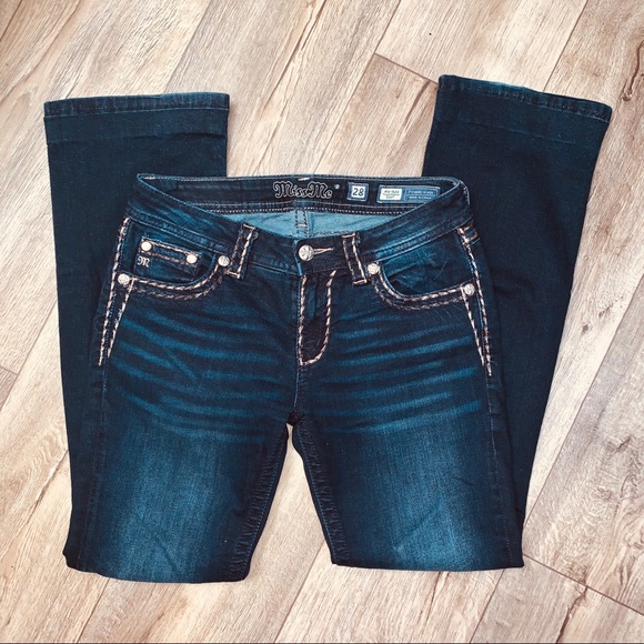 Miss Me Denim - Miss Me mid-rise bootcut jean - sz 28